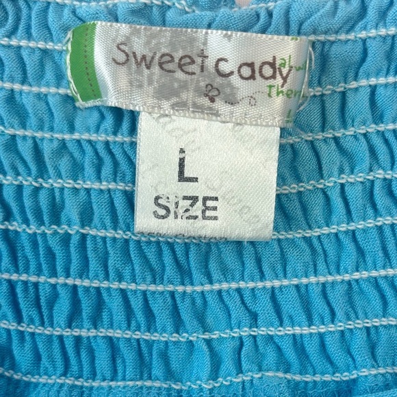 Y2K heart print babydoll top 🫐🪽 - Picture 2 of 2